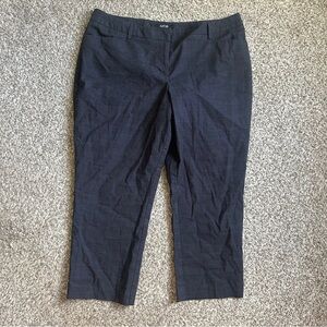 Apt. 9 Modern Fit Grey Trousers Ankle Business Casual Office Neutral 14